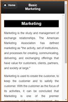 Basic Marketing syot layar 3