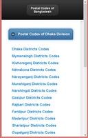 1 Schermata Polstal Codes of Bangladesh