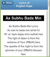 English Gazal Lyrics syot layar 3
