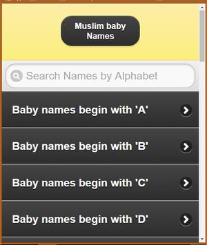 Muslim Child  Names (A-Z) screenshot 7