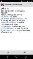 Slovenian - Russian Dictionary capture d'écran 1