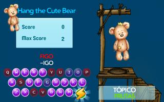 Hang the Cute Bear captura de pantalla 1