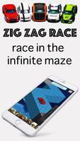 Poster Zig Zag Race