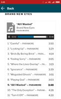 Paramore Songs MP3 تصوير الشاشة 2