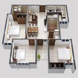 3d Home designs layouts icône