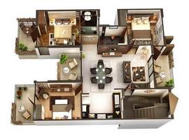 3d Home designs layouts syot layar 3