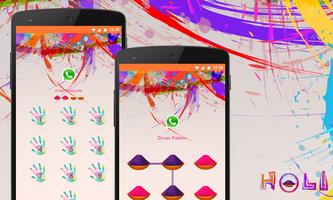 برنامه‌نما Holi AppLock theme عکس از صفحه