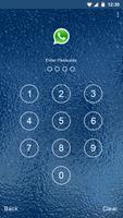 برنامه‌نما Blue Water Applock theme عکس از صفحه