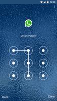 Blue Water Applock theme ภาพหน้าจอ 2