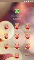 Teddy Bear Applock Theme スクリーンショット 3