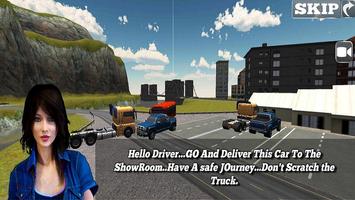 Car Transporter Trailer-Euro Truck Drive スクリーンショット 3