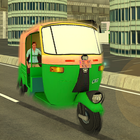 Modern Rickshaw Drive-City Tuk Tuk Rickshaw game icono