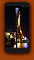 Cool Paris Zipper Lock Screen Affiche
