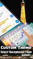 Eiffel Emoji Keyboard Skins ภาพหน้าจอ 2