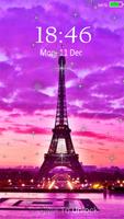 Paris live wallpaper & Lock screen capture d'écran 1