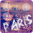 Paris Eiffel Tower Lock Screen icône