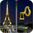 Paris Reißverschluss Telefonschloss