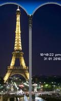 Paris zíper telefone bloqueio imagem de tela 1