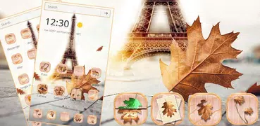 Autumn Paris Tower Theme