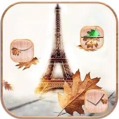 Autumn Paris Tower Theme