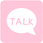 핑크 카톡테마 - Pink Talk Theme icon
