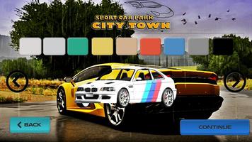 Sport Car Park : City Town اسکرین شاٹ 1