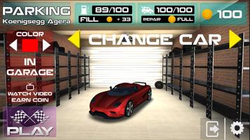 Parking Koenigsegg Agera Simulator Games 2018 capture d'écran 3
