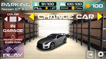 Parking Nissan GT R35 Simulator Games 2018 captura de pantalla 3