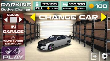 Parking Dodge Charger Simulator Games 2018 captura de pantalla 3