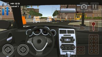 Parking Dodge Charger Simulator Games 2018 captura de pantalla 1