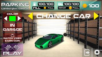 Parking Lamborghini Gallardo Simulator Games 2018 capture d'écran 3