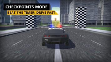 3D Police Car Simulator 2016 capture d'écran 2