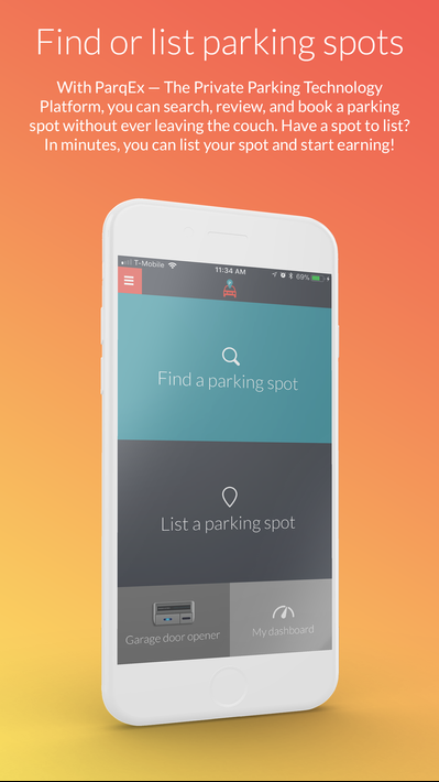 ParqEx - The Smart Parking Platform poster