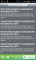2014 Daily Horoscope capture d'écran 2