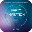Tarjeta de invitación del partido