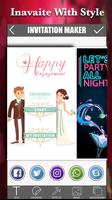 Invitation Maker(Birthday,Party,Wedding,shower) poster