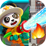 City Hero - Panda Firefighter icône