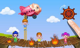 Super Kids Fireman Rescue Game capture d'écran 2