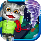 Baby Kitty Fireman: Hero Game icône