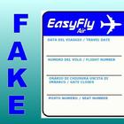 scherzo falso biglietto aereo icône