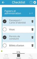 Porte documents et checklist تصوير الشاشة 1