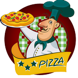 3 Star Pizza Zeichen