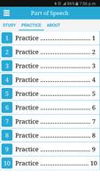 برنامه‌نما Part of Speech with Practice عکس از صفحه