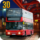 doble simulador de metro bus icono