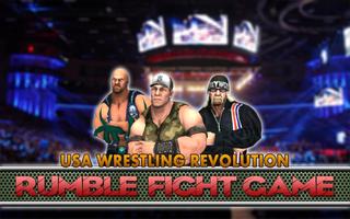 USA Wrestling Revolution - Rumble Fight Game Affiche