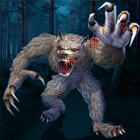 Werewolf rakasa Pemburu 3D ikon