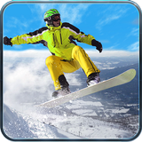 planche neige ski acrobatique icône