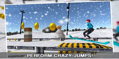 Poster snow board sci freestyle 3D