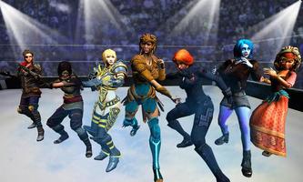 Women Superhero Kungfu Fighting Arena MMA Revenge poster