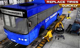 Ônibus Mecânico Reparo Loja 3D imagem de tela 2